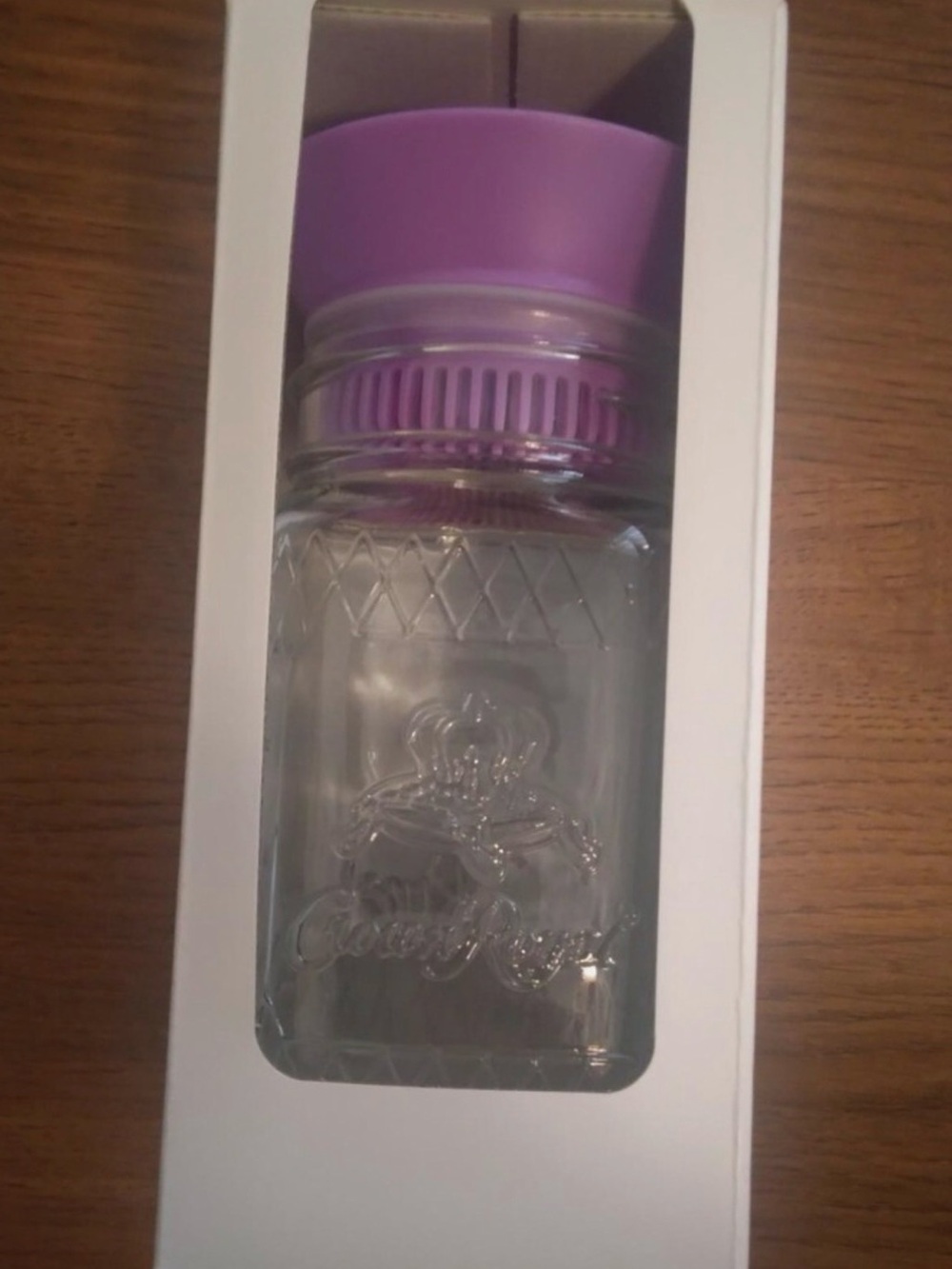 CrownRoyal Juicer Jar Purple 6 3/4" x 3"